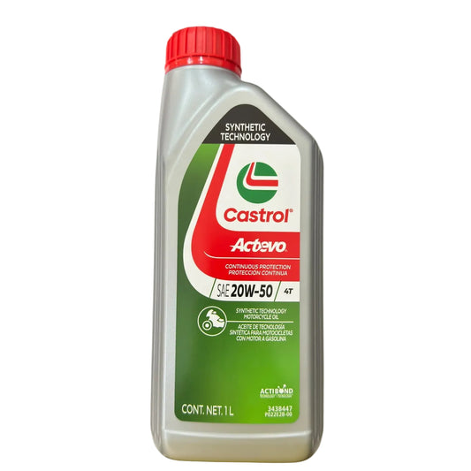 MOTOVOX ACEITE CASTROL ACTEVO 4T 20W-50