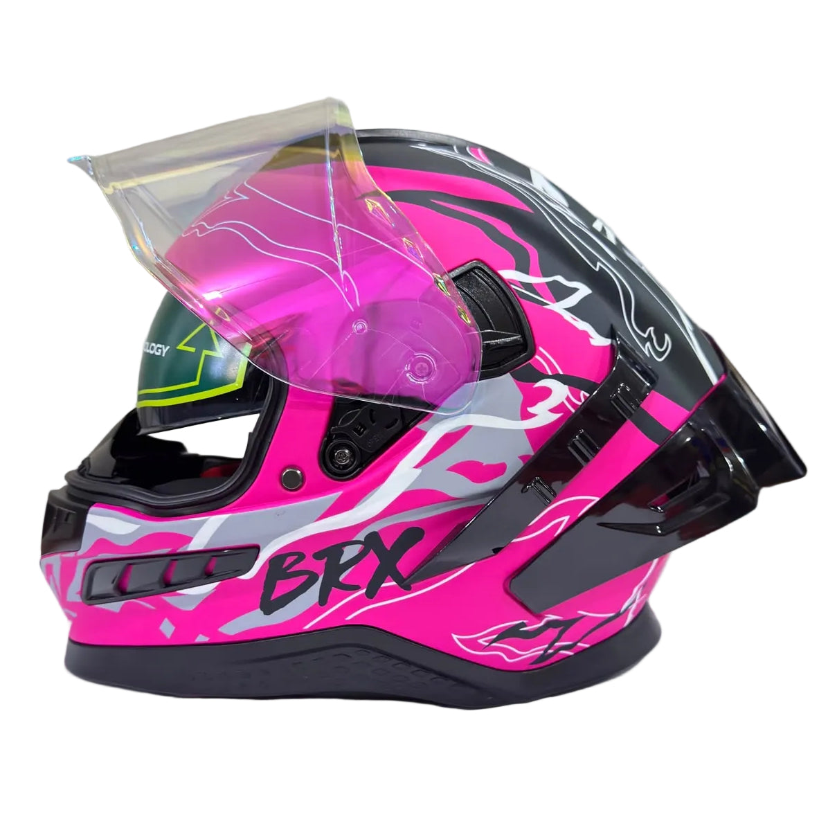 MOTOVOX CASCO FUCSIA MATE DISEÑO