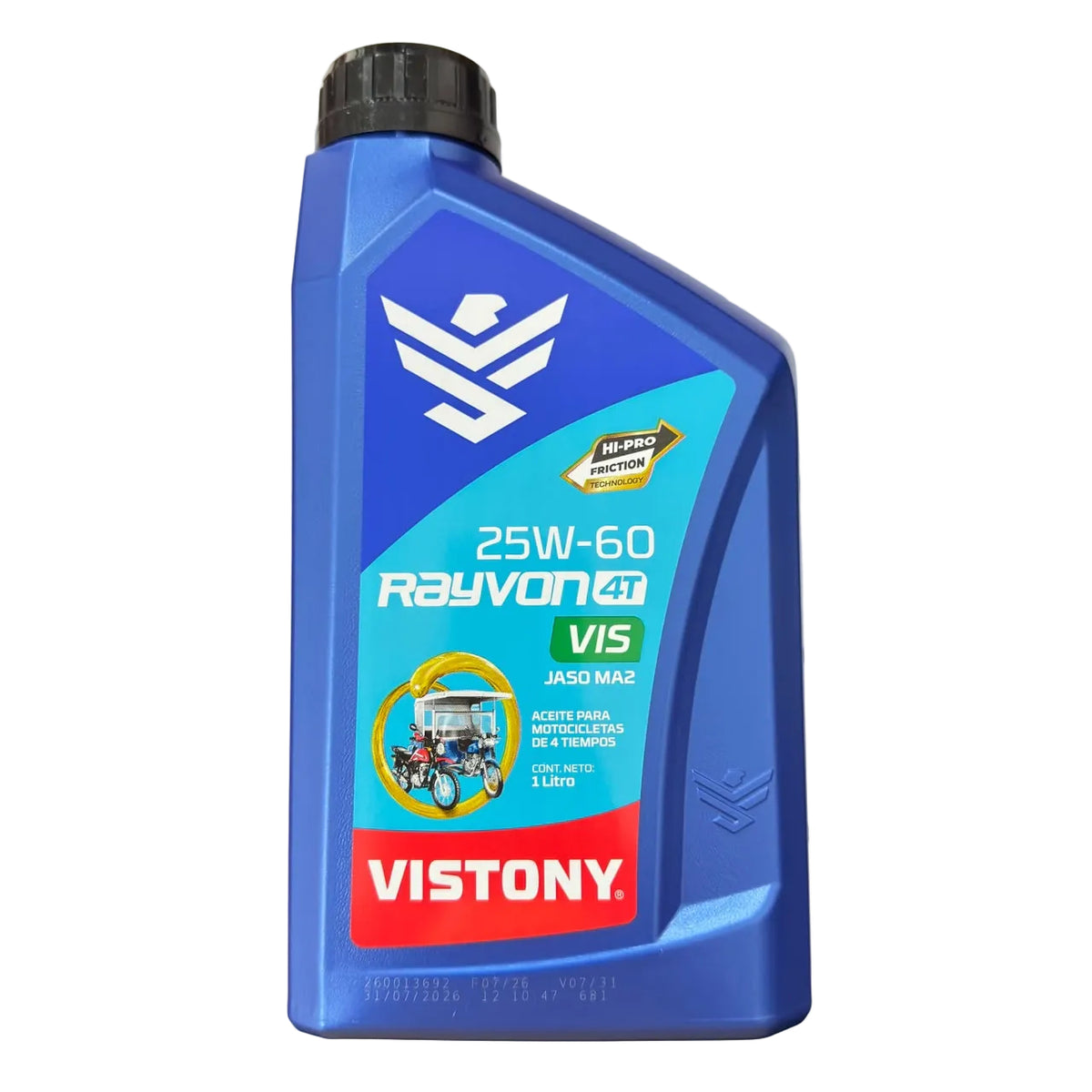 MOTOVOX  ACEITE RAYVON VIS 4T 25W-60