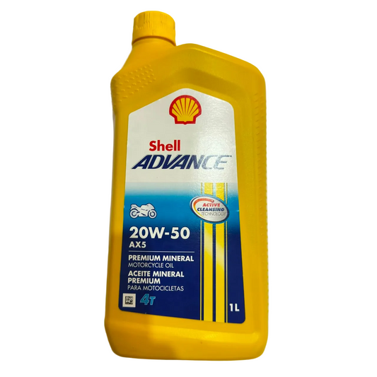 MOTOVOX  ACEITE SHELL ADVANCE 4T AX5 20W-50