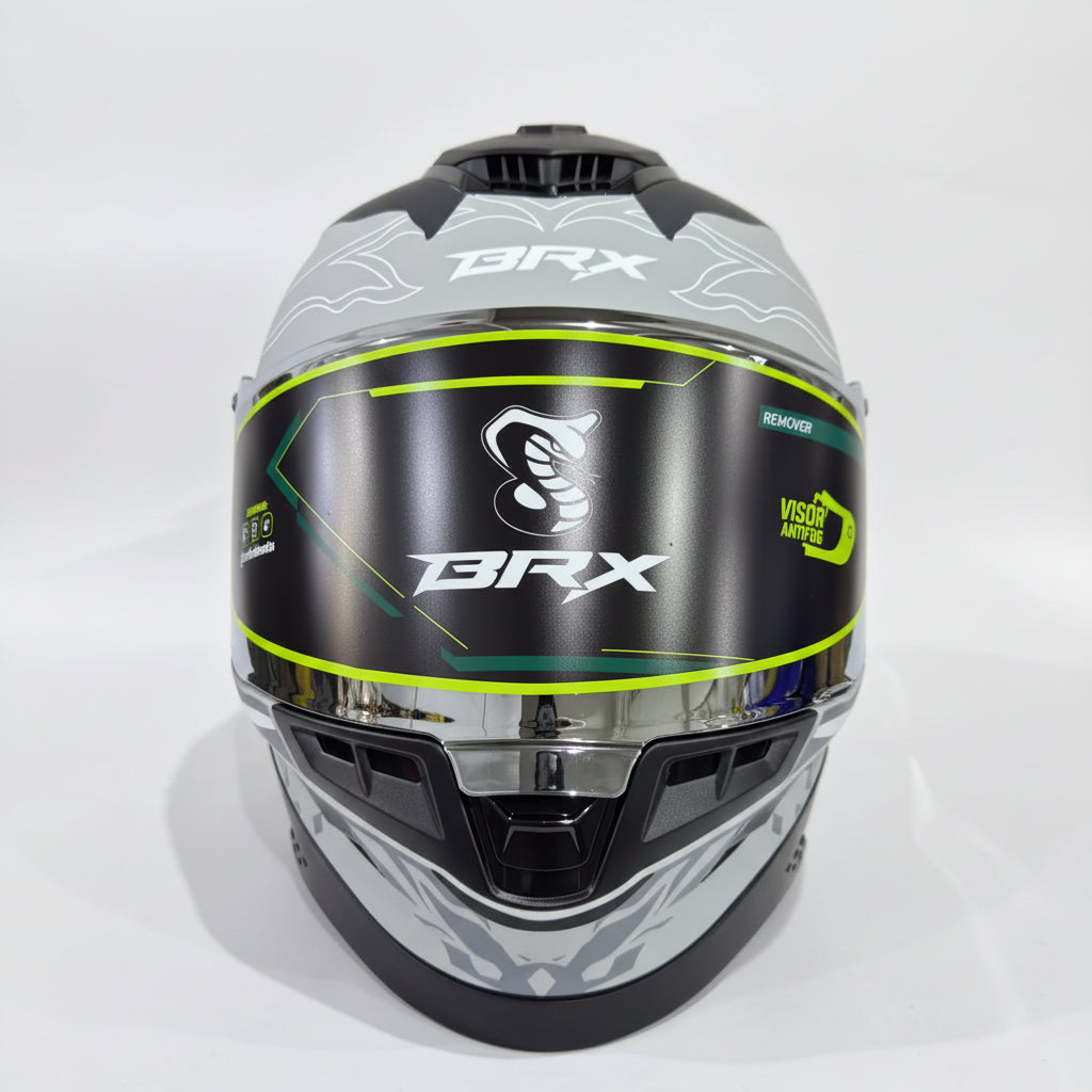 MOTOVOX CASCO GRIS MATE - DISEÑO