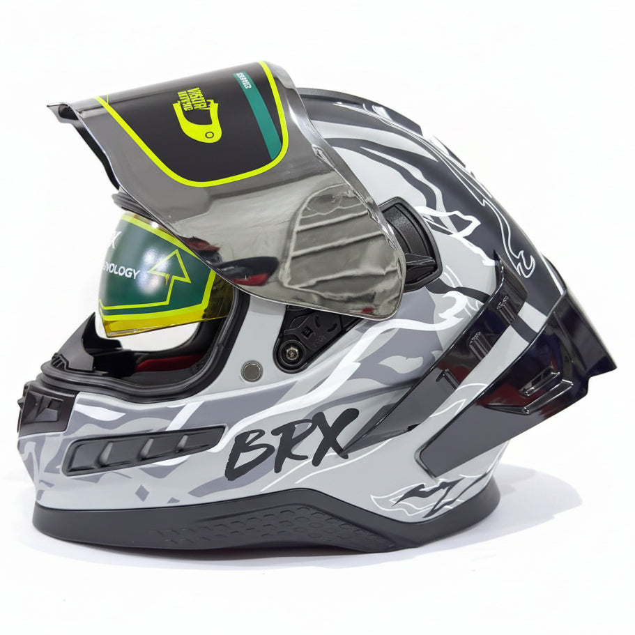 MOTOVOX CASCO GRIS MATE - DISEÑO