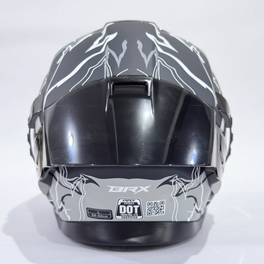 MOTOVOX CASCO GRIS MATE - DISEÑO