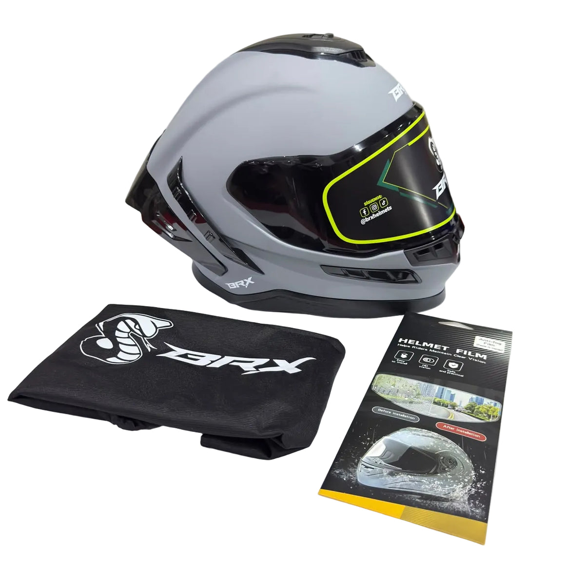 MOTOVOX CASCO CERTIFICADO GRIS MATE