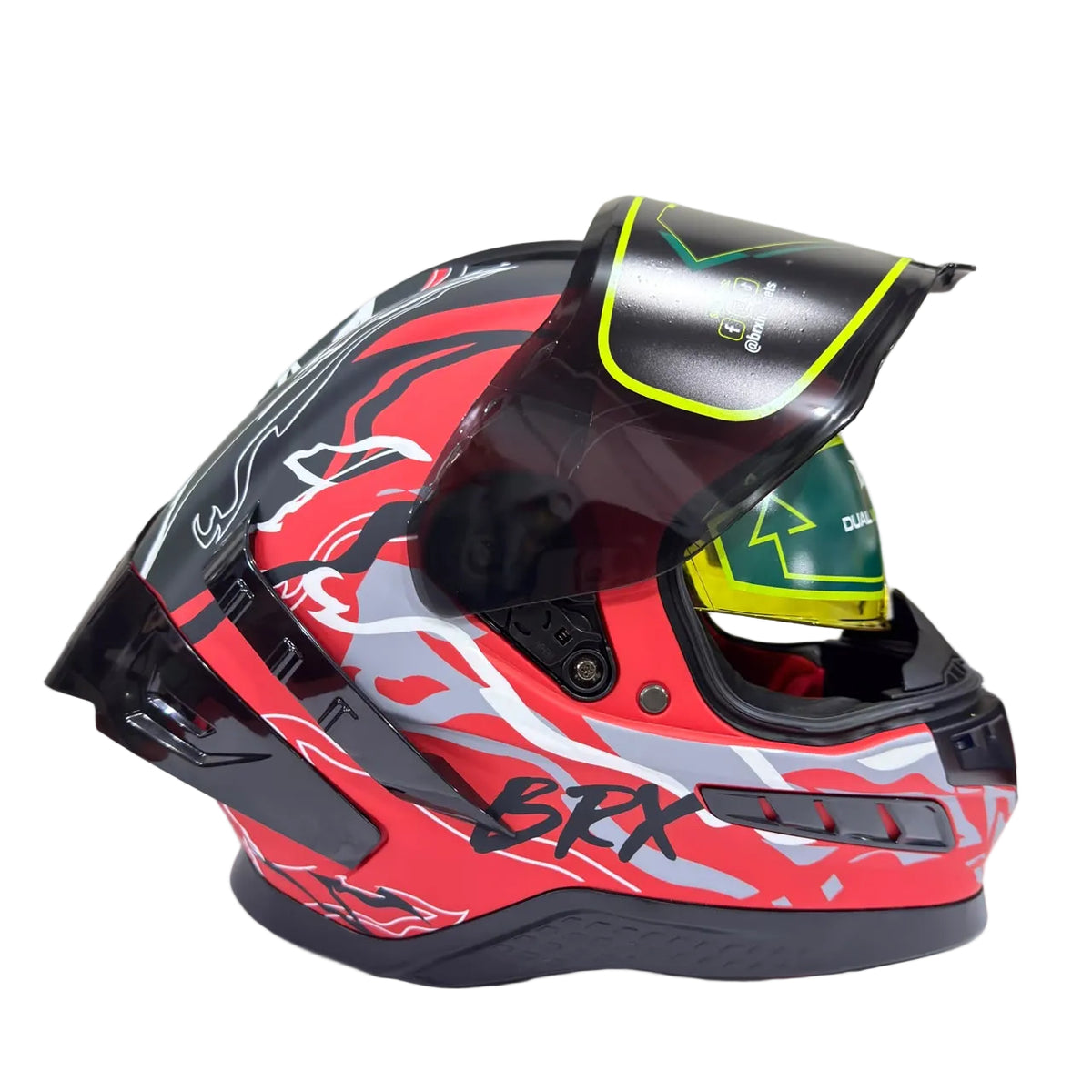 MOTOVOX CASCO CERTIFICADO ROJO MATE - DISEÑO