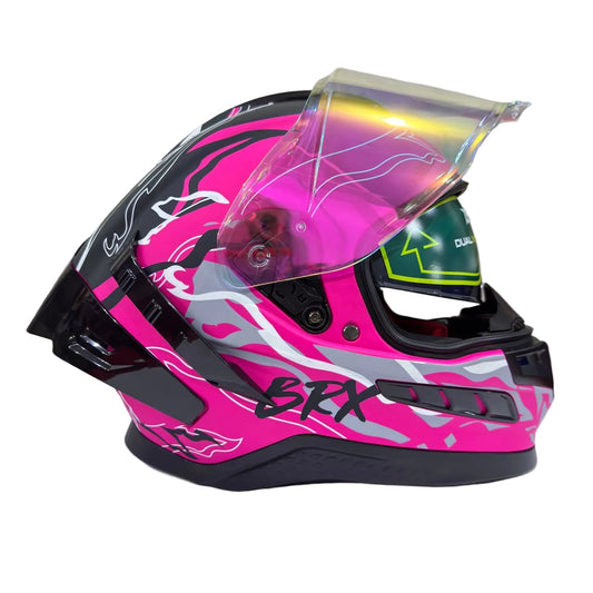 MOTOVOX CASCO FUCSIA MATE DISEÑO