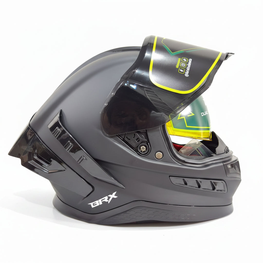 MOTOVOX CASCO CERTIFICADO NEGRO MATE