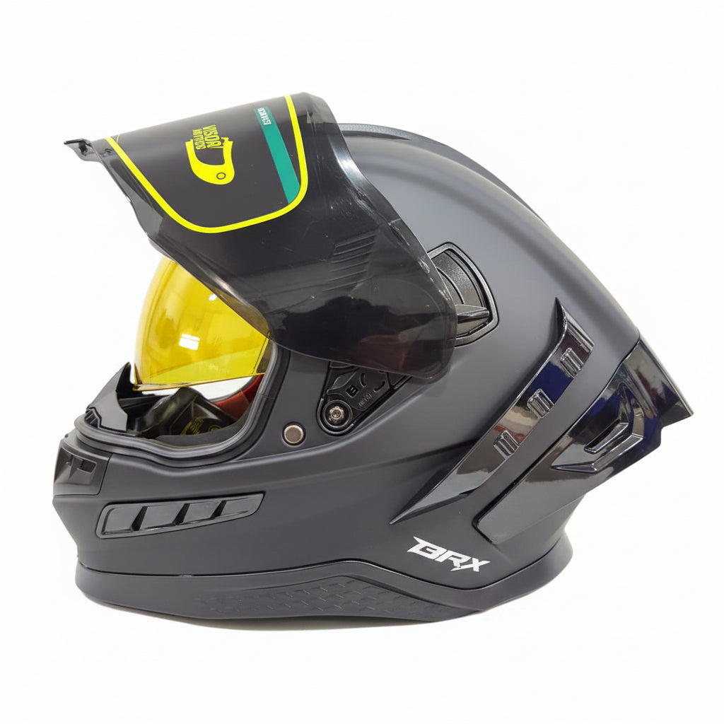 MOTOVOX CASCO CERTIFICADO NEGRO MATE
