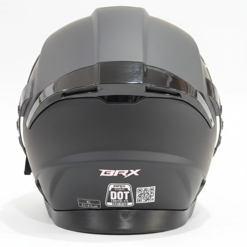 MOTOVOX CASCO CERTIFICADO NEGRO MATE
