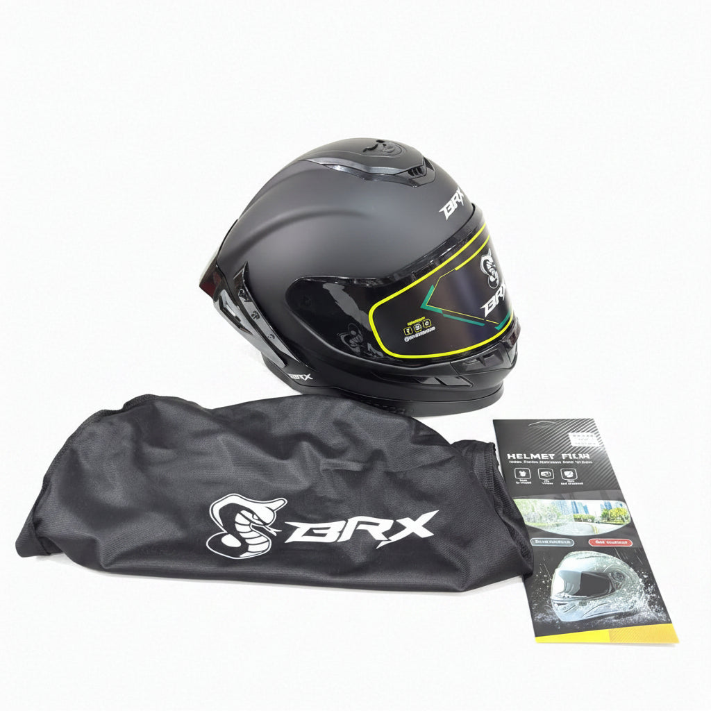 MOTOVOX CASCO CERTIFICADO NEGRO MATE