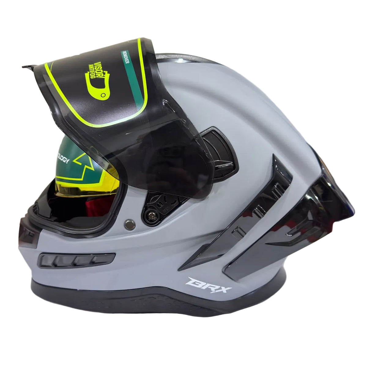 MOTOVOX CASCO CERTIFICADO GRIS MATE