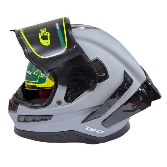 MOTOVOX CASCO CERTIFICADO GRIS MATE